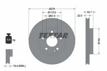 Disc frana Textar pentru Mercedes-Benz - 92131903