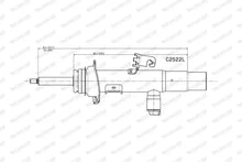 Amortizor BMW 1 (F20) 11-19 / 1 (F21) 11- / 3 (F30, F80) 11-18 / 3 touring (F31) 12-19 stanga ridesense electronic suspension Monroe pentru BMW