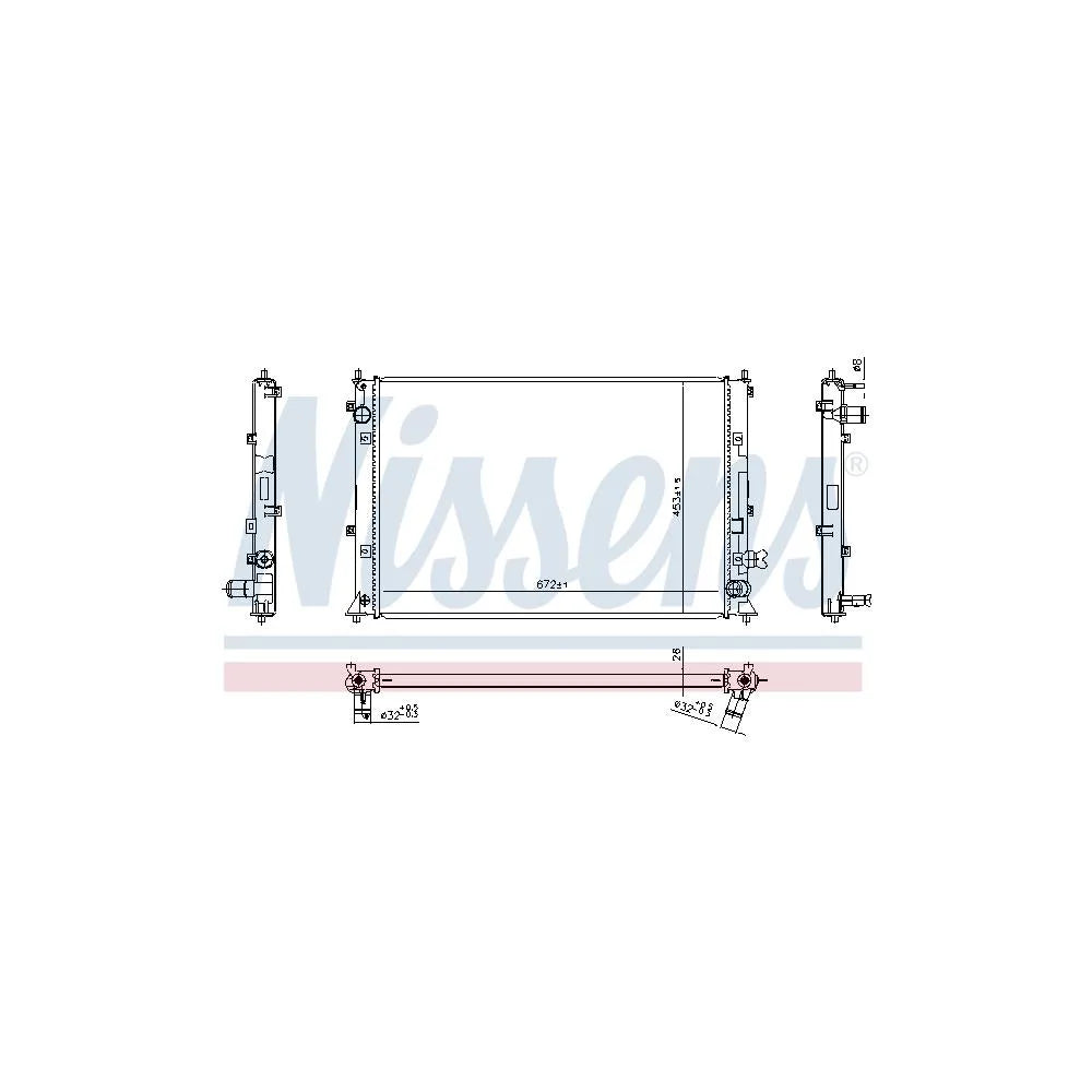 Radiator Apa Nissens - 606297