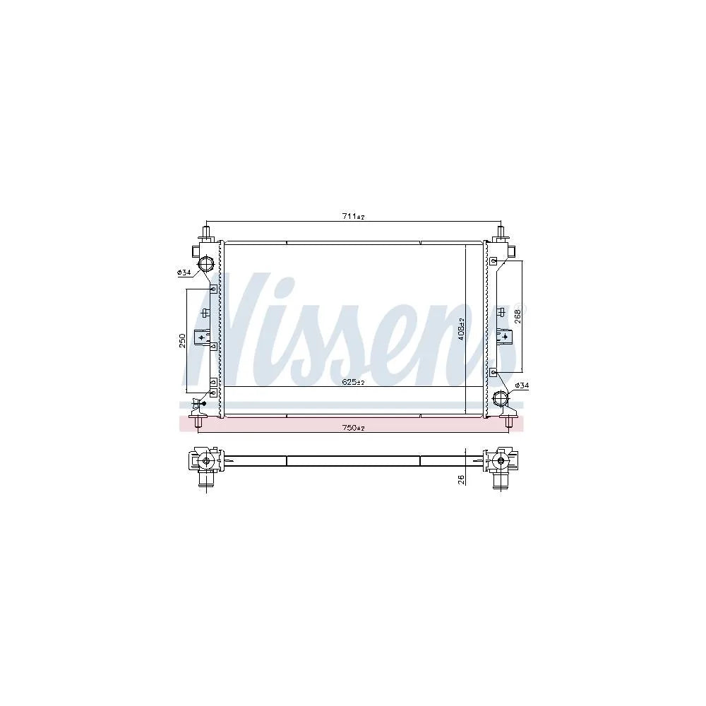 Radiator Apa Nissens - 606383
