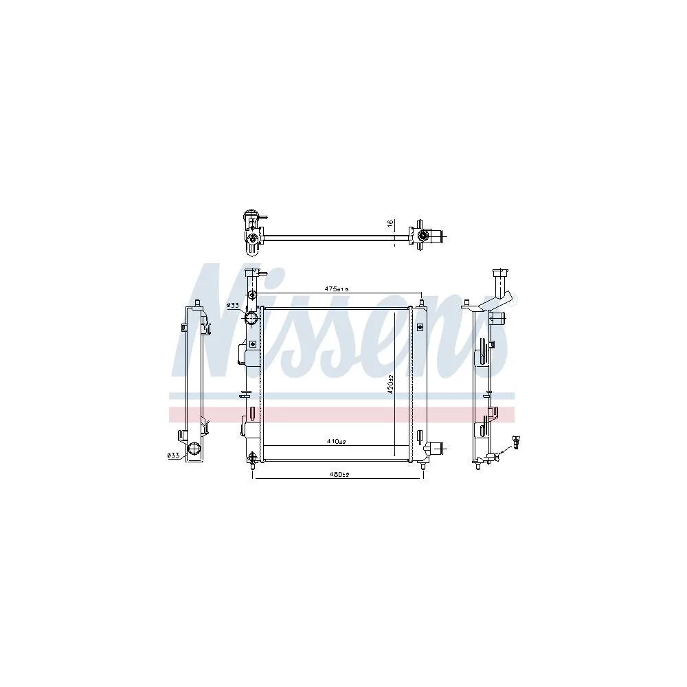 Radiator Apa Nissens - 606865