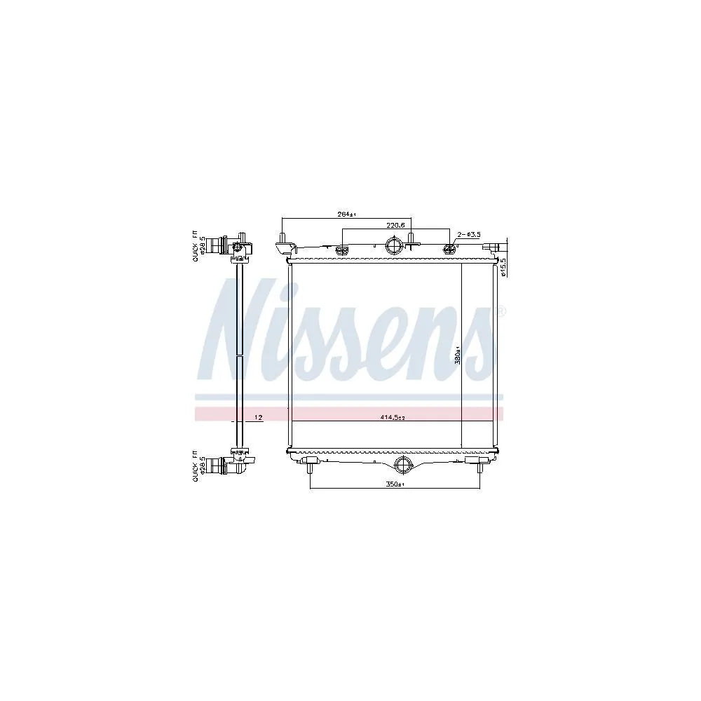 Radiator Apa Nissens - 607031
