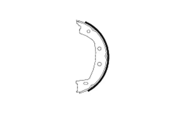 Set saboti frana de mana, Land Rover, 200x125x86 mm, Textar 91067800