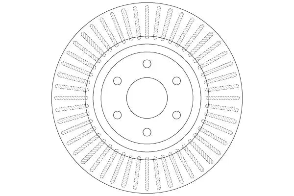Disc frana, Nissan, Ø319 mm, TRW DF6425