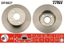 Disc frana TRW pentru Toyota - DF4827