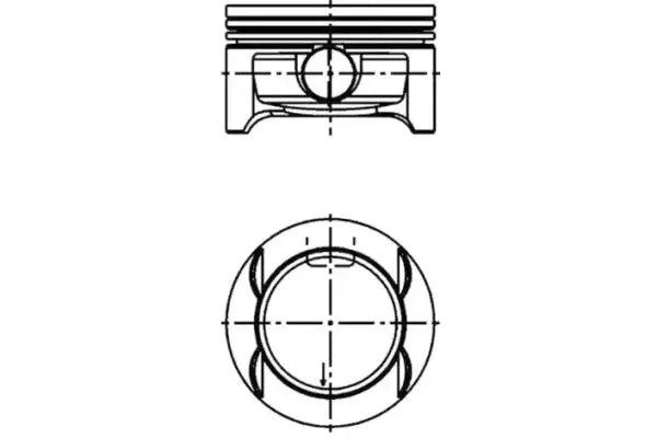 Piston, Opel, 116x95x92 mm, Kolbenschmidt 40384600