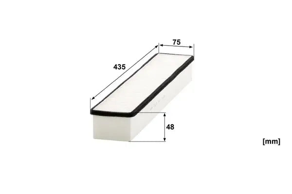 Filtru aer habitaclu -Filter, Opel, 482x85x52 mm, Mann CU4330
