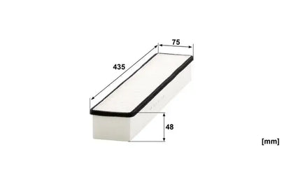 Filtru aer habitaclu -Filter, Opel, 482x85x52 mm, Mann CU4330