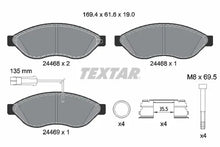 Set placute frana, frana disc Textar - 2446807