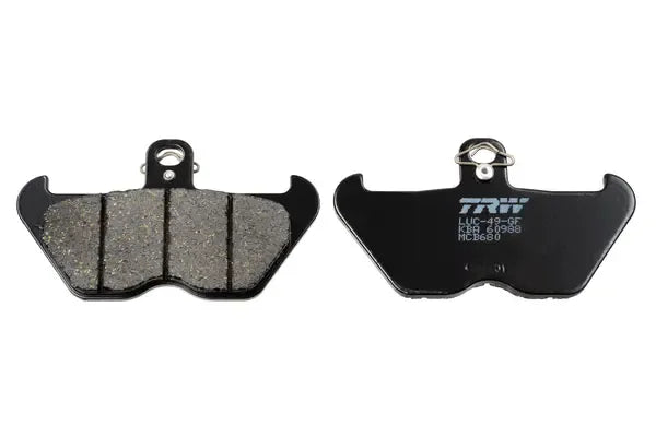 Set placute frana disc, BMW, 175x134x12 mm, TRWMOTO TRWMCB680