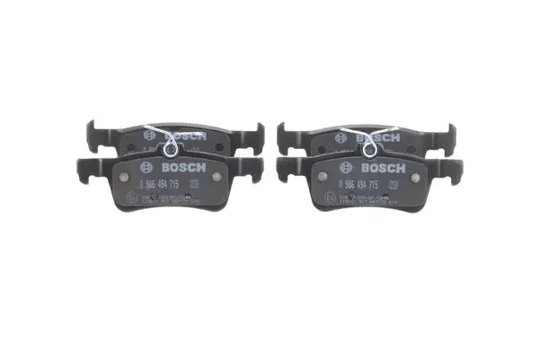 Set placute frana disc, Peugeot, 167x78x76 mm, Bosch 0986494715