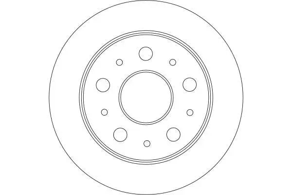 Disc frana, Fiat, Citroen, Peugeot Ducato Bus, Ducato Caroserie, Boxer Caroserie, Jumper I Caroserie, Ducato Platou, Sasiu, Ø280 mm, TRW DF4245