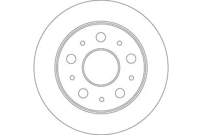 Disc frana, Fiat, Citroen, Peugeot Ducato Bus, Ducato Caroserie, Boxer Caroserie, Jumper I Caroserie, Ducato Platou, Sasiu, Ø280 mm, TRW DF4245