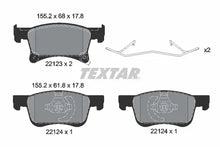 Set placute frana, frana disc Textar pentru Opel - 2212301