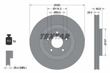 Disc frana Textar pentru Mitsubishi - 92306503