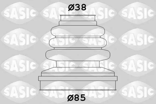 Ansamblu burduf articulatie planetara, Citroen, Peugeot, 201x100x98 mm, Sasic 2873803