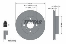 Disc frana Textar pentru Toyota - 92103603