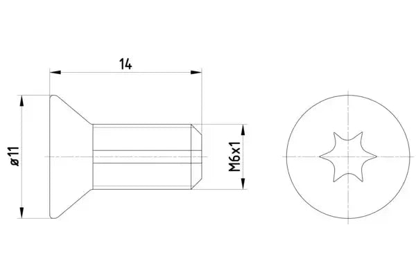 Surub disc frana, Peugeot, Citroen, Porsche, Fiat, Honda, Toyota, Opel, DS, Smart, Suzuki, Abarth, Bentley, Acura 911, Textar TPM0012