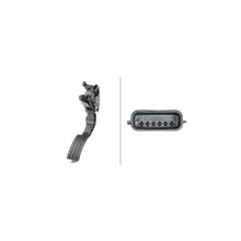 Senzor, Pedala Acceleratie Hella pentru Dacia Duster/Logan/Sandero, Renault Duster/Logan/Sandero - 6PV009978-711