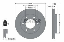 Disc frana Textar pentru Mitsubishi - 92128803