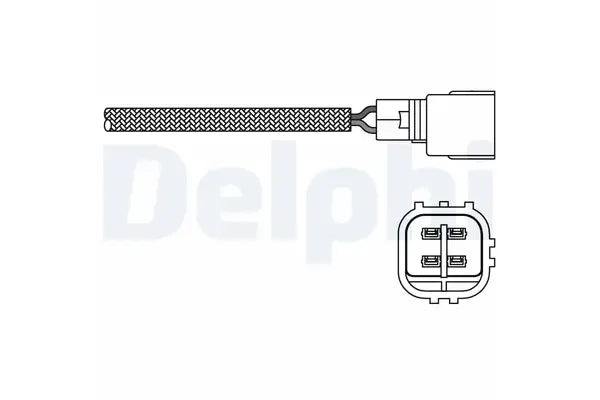 Sonda lambda, Toyota, Daihatsu, Lexus Corolla Compact, Corolla Liftback, Sirion, Corolla Combi, Yrv, Corolla, Is, 152x56x52 mm, Delphi ES2026912B1