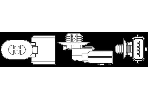 Sonda lambda, Dacia, Renault, 153x58x56 mm, Magneti Marelli OSM071
