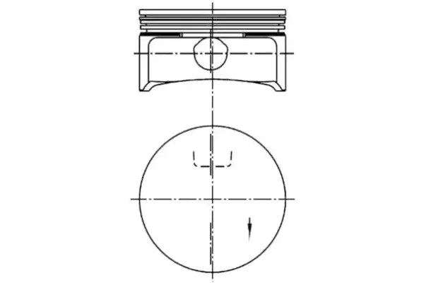 Piston, Opel, Saab, 114x94x89 mm, Kolbenschmidt 99741610