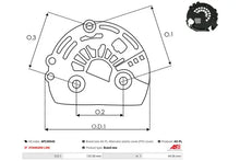 Capac protector, alternator As-Pl - APC3054S
