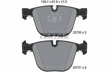 Set placute frana disc, Bentley, BMW, Rolls-Royce 1 Cupe, 3, 5, 5 Touring, 6, 7, Arnage, A, 128x96x172 mm, Textar 2373001
