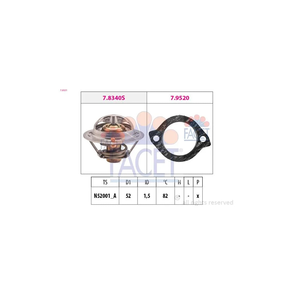 Termostat Auto Facet - 7.8331