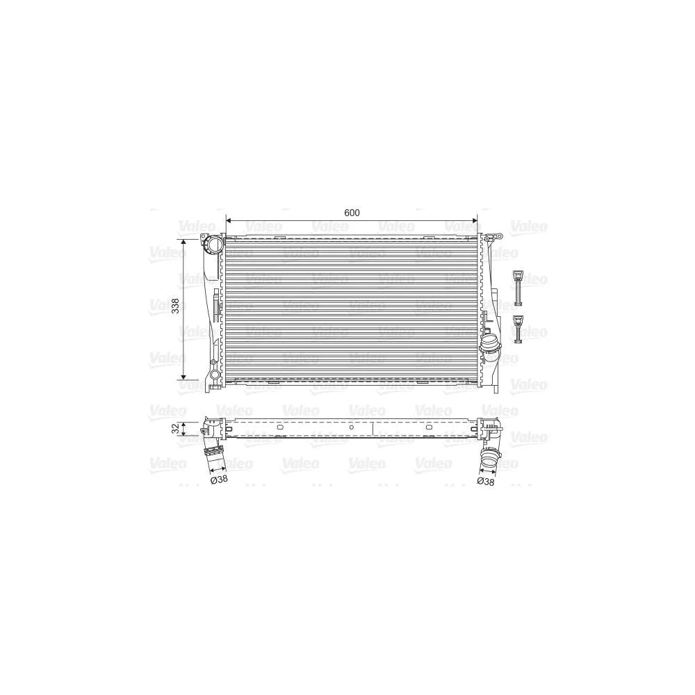 Radiator Apa Valeo pentru BMW 1/1 Cupe/3/X1/Z4 - 701601