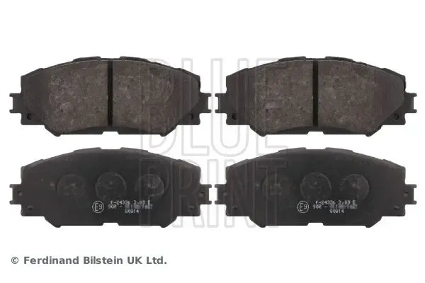 Set placute frana disc, Lexus, Scion, Subaru, Toyota, 146x86x80 mm, Blue Print ADT342171