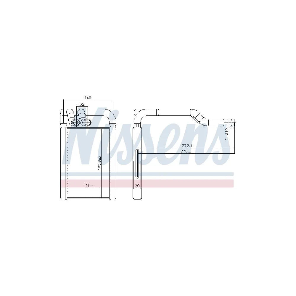 Radiator Apa Nissens - 707324