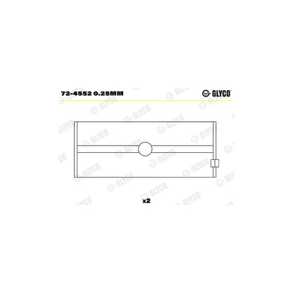 Cuzineti Glyco - 72-4552 0.25MM