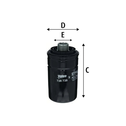Filtru Ulei Valeo - 728739