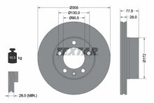 Disc frana Textar - 92115903
