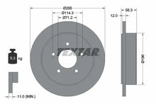 Disc frana Textar pentru Ford Usa - 92169100