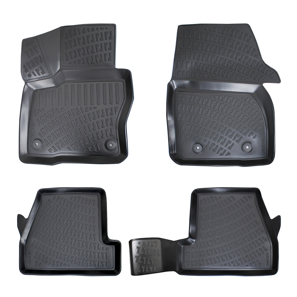 Covorase auto din cauciuc tip tavita Premium Line, Ford Focus (MK3), 2011-2014