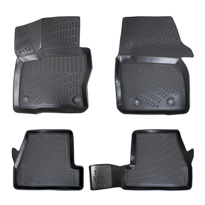 Covorase auto din cauciuc tip tavita Premium Line, Ford Focus (MK3), 2011-2014