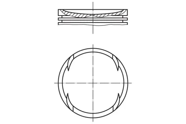 Piston Original, Audi, SEAT, Skoda, 142x102x96 mm, Mahle 0308902