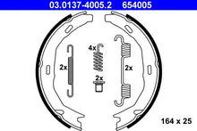 Set saboti frana, frana de mana TRW pentru Mercedes-Benz - 03.0137-4005.2
