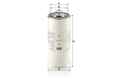 Filtru aer comprimat -Filter, 318x149x150 mm, Mann LB131453