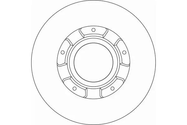 Disc frana TRW pentru Ford - DF6963S