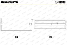 Cuzineti, arbore cotit Glyco - H1314/5STD