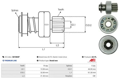 Cuplaj unisens, demaror As-Pl - SD1065P
