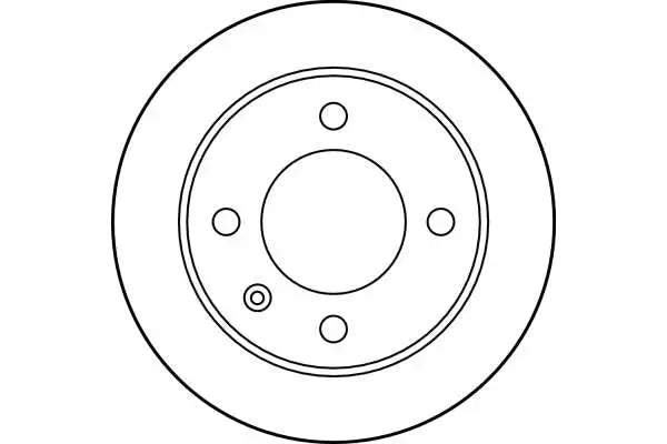Disc frana TRW pentru Citroen - DF1122