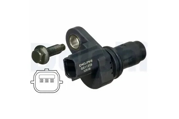 Senzor impulsuri arbore cotit, Saab, Opel, Chevrolet Insignia A Limuzina, 9-3, 9-3 Combi, 9-5, Insignia A, 89x60x30 mm, Delphi SS11318