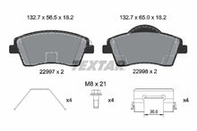 Set placute frana, frana disc Textar pentru Volvo - 2299701
