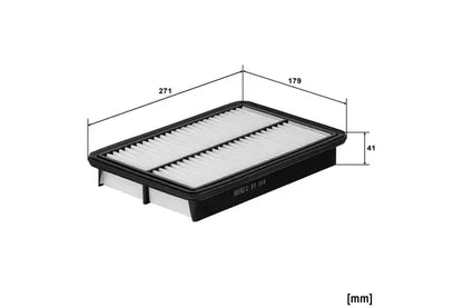 Filtru aer -Filter, Mazda CX-5, 6 Limuzina, 3 Limuzina, 3, 6 Combi, 3 Caseta, Hatchback, 6 Caroserie Inchisa, Combi, CX-5 Van, Mann C27019