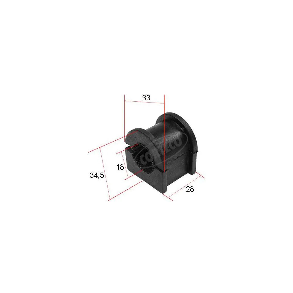 Bucsa Bara Stabilizatoare CORTECO - 80000450
